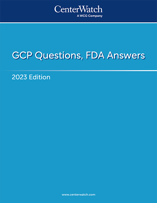 GCP Questions, FDA Answers 2023 Edition