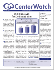 December 2000 – The CenterWatch Monthly : Volume 7, Issue 12, December 2000