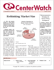 May 1998 - The CenterWatch Monthly : Volume 5, Issue 5, May 1998
