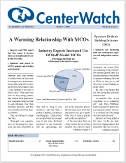 October 1998 - The CenterWatch Monthly : Volume 5, Issue 10, October 1998