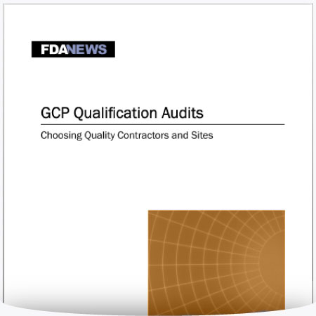 GCP Qualification Audits – Choosing Quality Contractors and Sites : PDF