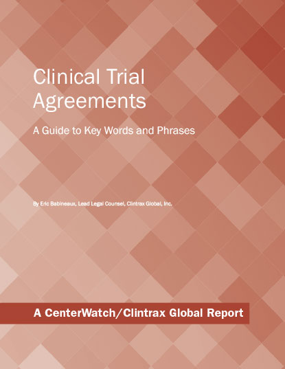 Clinical Trial Agreements — A Guide to Key Words and Phrases : PDF