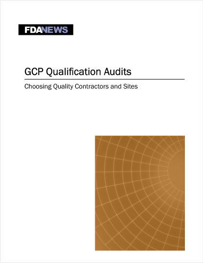 GCP Qualification Audits – Choosing Quality Contractors and Sites : PDF