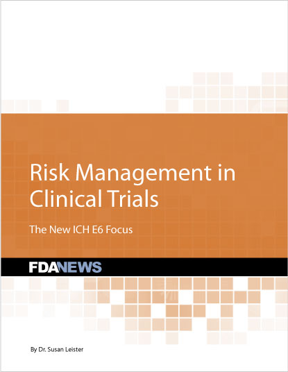 Risk Management in Clinical Trials – The New ICH E6 Focus : PDF