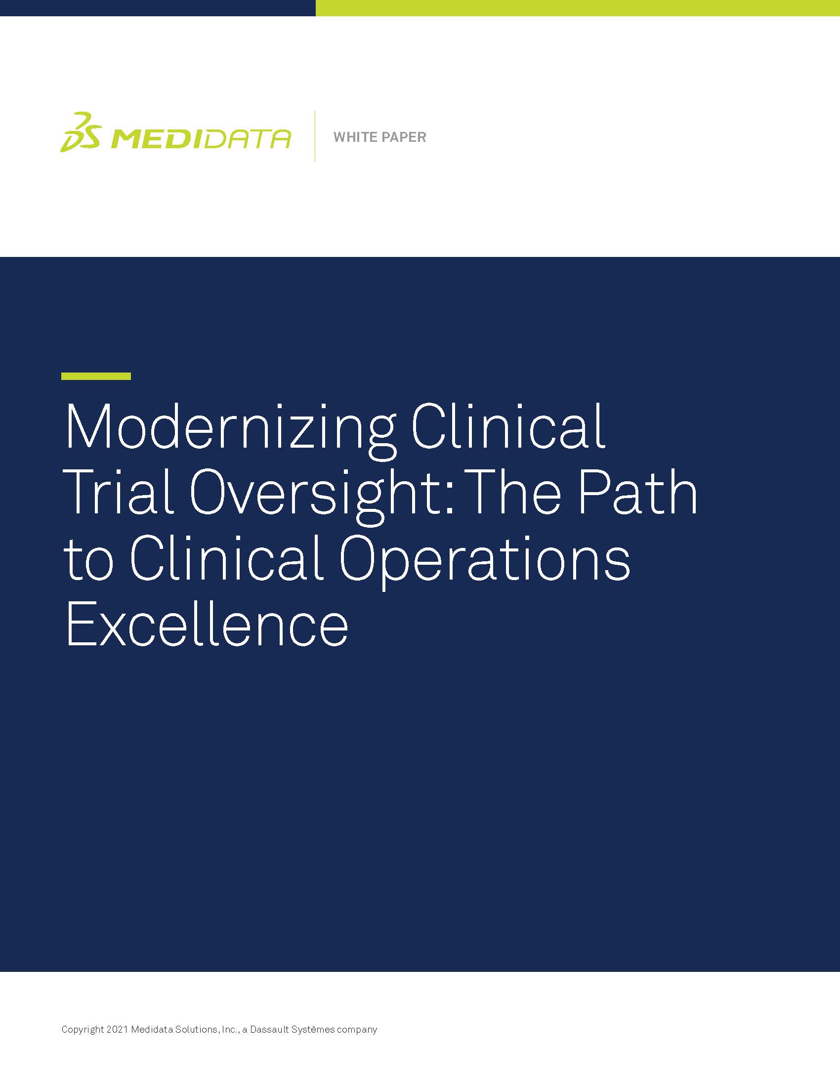 Modernizing Clinical Trial Oversight: The Path to Clinical Operations Excellence